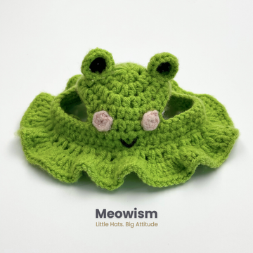 🐸 Frog Prince Kitty Hat